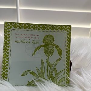 “The Best Medicine in the World is a Mother’s Kiss” Two’s Company Glass Tray